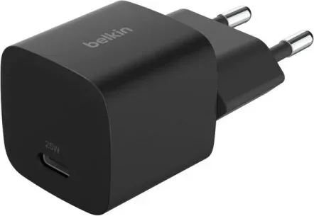 Belkin 25W Usbc Pd Wall Charger With Pps, Blk