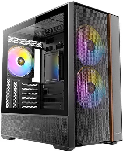 Caja Semitorre Atx Flux Rear RGB Negro Antec