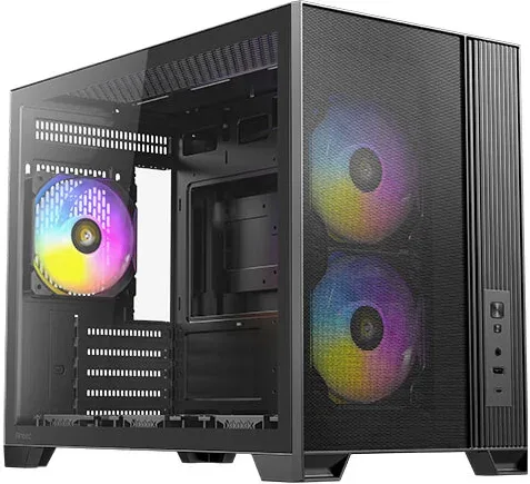 Caja Minitorre Microatx Flux M Negro Antec