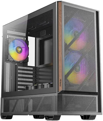 Caja Antec P30 ARGB Mid-Tower Atx 2Xvent 140Mm + 3Xvent 120Mm Pwm Negra
