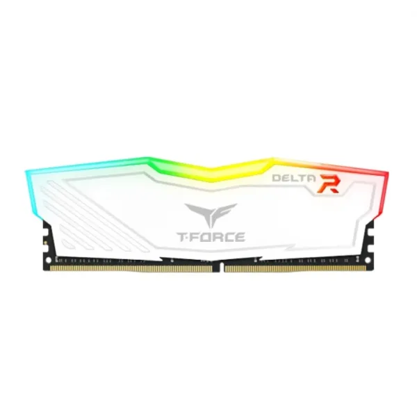 DDR4 Teamgroup T-Force Delta RGB 16GB X1 3200 Blanco