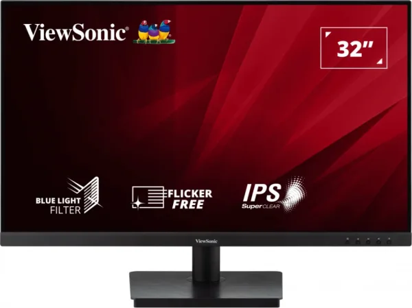 Monitor Viewsonic 31.5" Va3209-Mh FHD HDMI VGA IPS LED Multimedia 75Hz