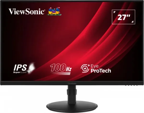 Monitor Viewsonic 27" Vg2708A-Mhd FHD IPS LED VGA HDMI Dp Multi Ergonomic