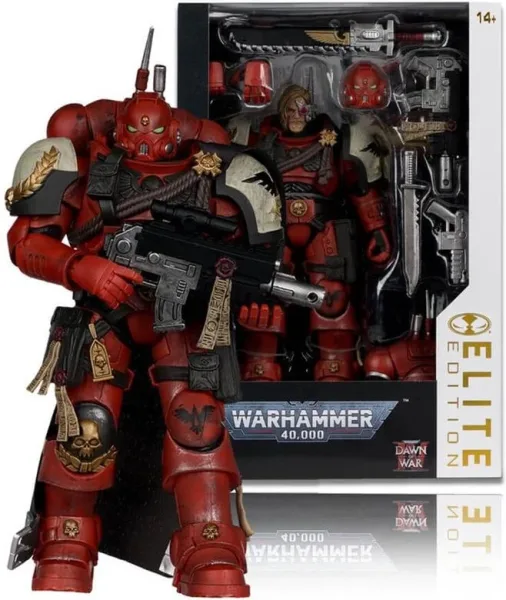 Figura mcfarlane toys warhammer 40k dawn of war 4 captain cyrus elite edition 18cm