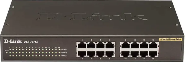 D-Link Switch 16 Puertos 10/100