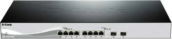 D-LINK SWITCH SMART 10 PUERTOS 10Gbit  + 2 PUERTOS 10Gbit SFP+
