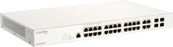 D-LINK SWITCH SMART NUCLIAS CLOUD 28 PUERTOS 10/100/1Gbit w/4 Gbit.SFP 370W PoE+