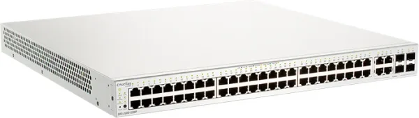D-LINK SWITCH SMART NUCLIAS CLOUD 52 PUERTOS 10/100/1Gbit w/4 Gbit.SFP 370W PoE+