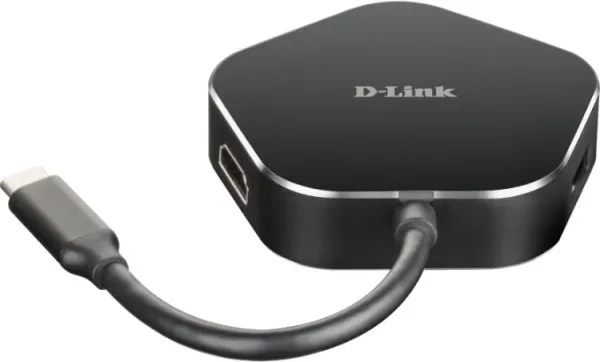 D-Link Docking Station USB-C 4 en 1 con HDMI/Suministro Electrico