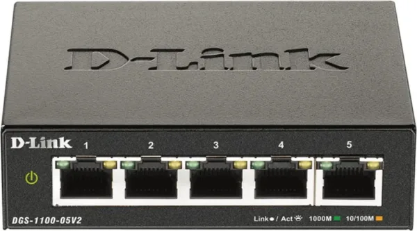 Switch d - link 5 puertos gestionable easysmart