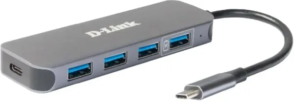 D-Link Docking Station USB-C 5 en 1 con Suministro Electrico