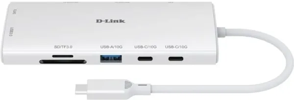 D-LINK DOCKING STATION USB-C 2 HDMI/1GbE ETHERNET/LECTOR TARJETAS