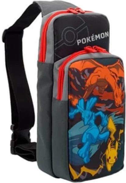 Bandolera hori nintendo switch pokemon pikachu charizard y lucario