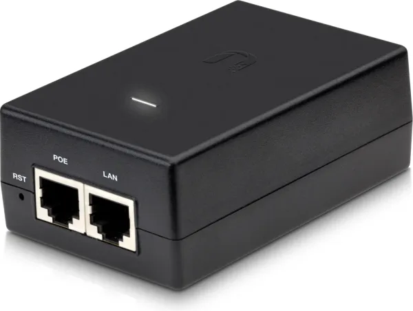 Inyector PoE Ubiquiti PoE-24-24W-G Isp PoE Injectors 24V 24W 1A Giga