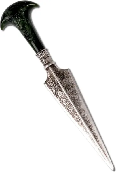 Replica the noble collection harry potter daga de metal bellatrix lestrange