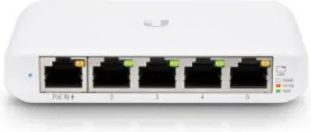 UBIQUITI UNIFI SWITCH 5 PUERTOS USW-FLEX-MINI GIGABIT PoE