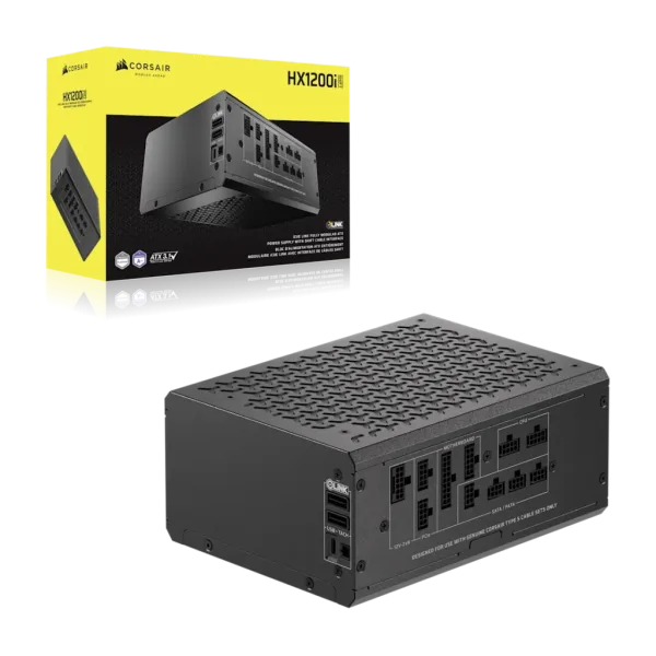 Fuente Aliment. Corsair Icue Link Hx1200I Shift 1200 Watt 80+ Platinum Full Modular PCIe 5.1 Atx 3.1 Cp-9020267-Eu