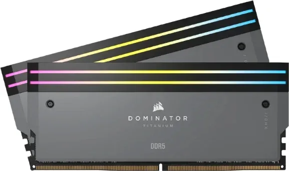 DDR5 64 GB(2X32Kit) 6000 Dominator Titanium RGB Grey Corsair