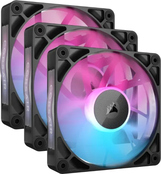 VENTILADOR CAJA CORSAIR RX RGB SERIES iCUE LINK RX120 RGB TRIPLE PACK CO-9051018-WW