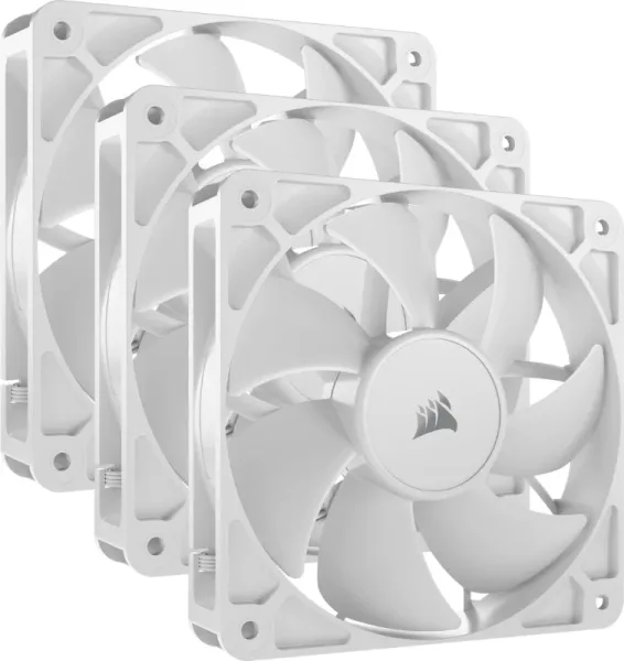 Corsair RS120 Carcasa del ordenador Ventilador 12 cm Blanco 3 pieza(s)