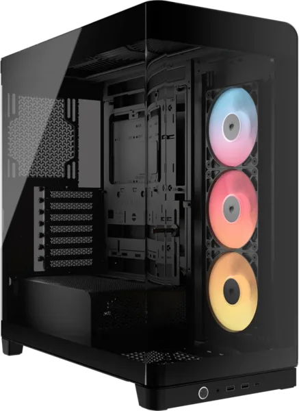 Corsair 4500X RS-R ARGB Tempered Glass Mid-Tower, Black Midi Tower Negro