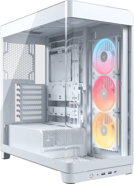 Corsair 4500X LX-R RGB Tempered Glass Mid-Tower, White Midi Tower Blanco