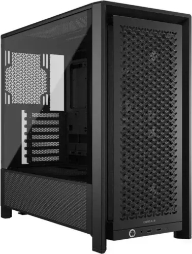 Caja Corsair Frame 4000D Rs Wood Mid-Tower Black/Walnut Cc-9011340-Ww