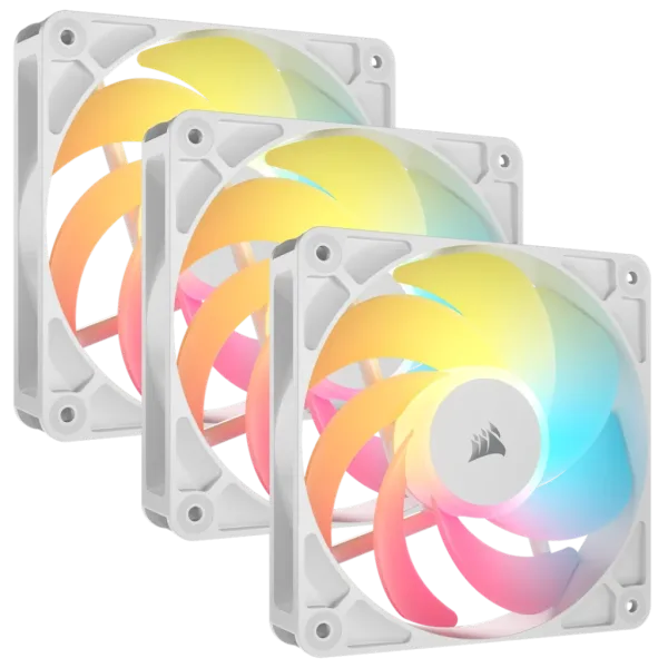 Corsair RS120-R ARGB Carcasa del ordenador Ventilador 12 cm Blanco 3 pieza(s)