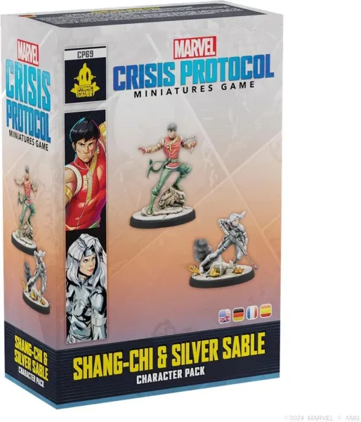 Juego de mesa marvel crisis protocol shang - chi & silver sable edad recomendada 14 años