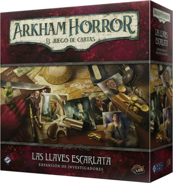 Juego de mesa arkham horror: las llaves escarlata exp investigadores pegi 14