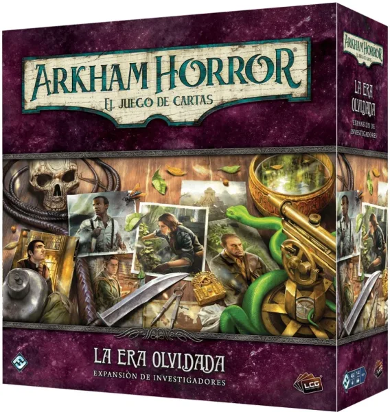 Juego de mesa arkham horror lcg: la era olvidada expansion investigadores edad recomendada 14 años