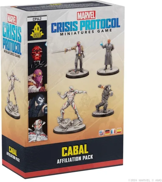 Juego de mesa marvel crisis protocol cabal affiliation pack edad recomendada 14 años