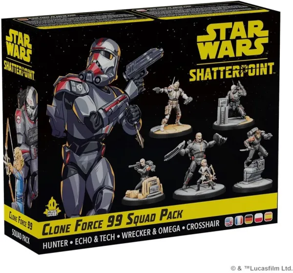 Juego de mesa clone force 99 squad pack edad recomendada 14 años