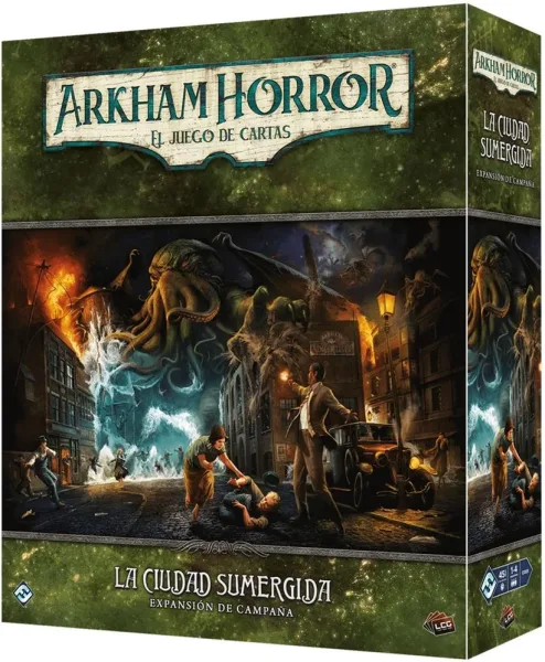 Juego de mesa arkham horrir la ciudad sumergida exp. campaña