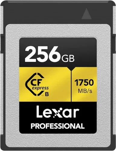 Lexar 256GB Professional Cfexpress 4.0 Type-B Card, Up To 3700MB/S Read 3400MB/S Write. Vpg 400