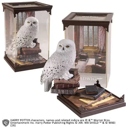 Figura the noble collection harry potter criaturas magicas hedwig
