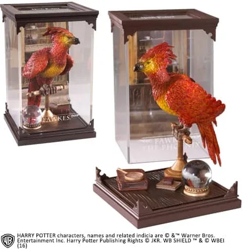 Figura the noble collection harry potter criaturas magicas fawkes fenix