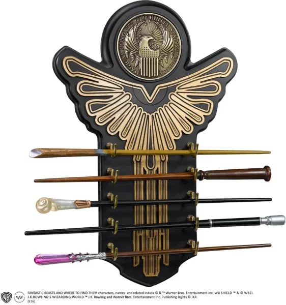 Replica the noble collection expositor varitas animales fantasticos y donde encontrarlos newt porpetina queenie seraphina y graves