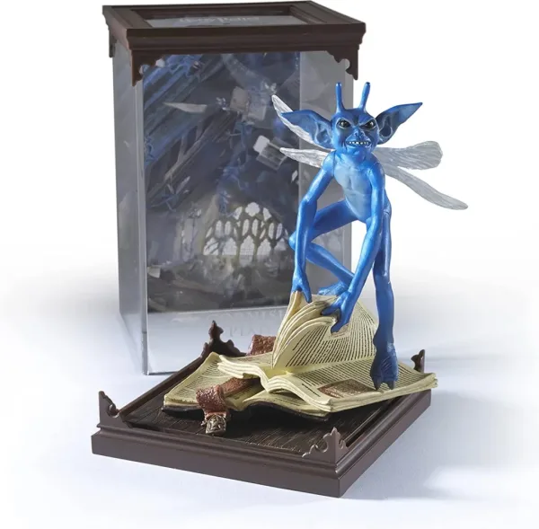 Figura the noble collection harry potter duendecillo de cornualles criatura magica n.15 18 cm