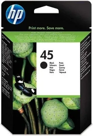 Cartucho de Tinta Original HP nº45/ Negro
