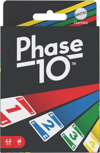 Juego de cartas mattel phase 10