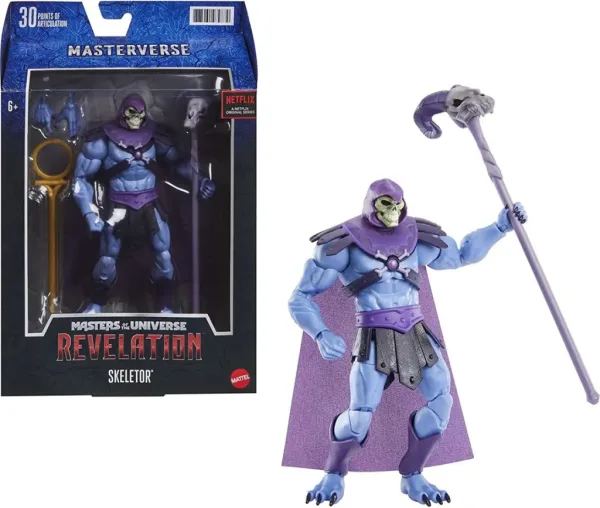 Figura mattel masters of the universe revelation skeletor 18 cm