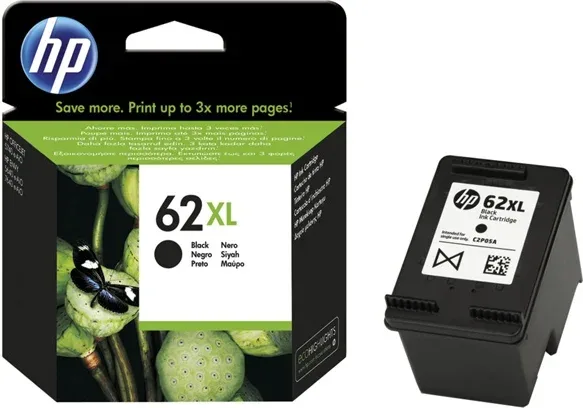 Hp 62Xl Cartucho de Tinta Hp62Xl Negro (C2P05Ae)
