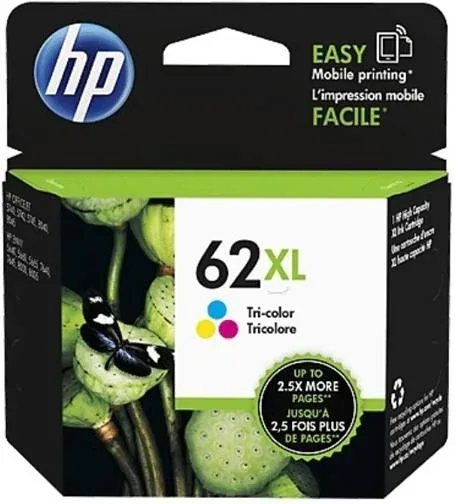 Hp 62Xl Cartucho de Tinta Hp62Xl Tricolor (C2P07Ae)