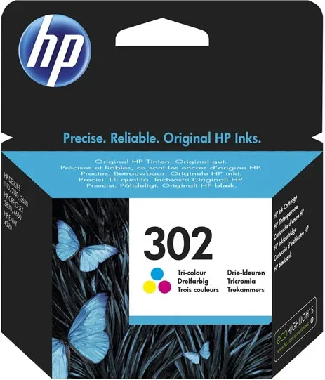 Hp 302 Cartucho de Tinta Hp302 Tricolor (F6U65Ae)