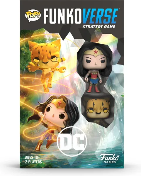 Juego de mesa funkoverse DC edicion 102 wonder woman & cheetah ingles