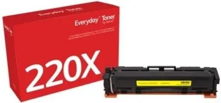 Tóner compatible Xerox 006R05210 compatible con HP W2202X Alta Capacidad/ 5500 páginas/ Amarillo
