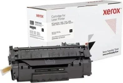 Tóner compatible Xerox 006R03665 compatible con HP Q5949A/Q7553A/ 3000 páginas/ Negro