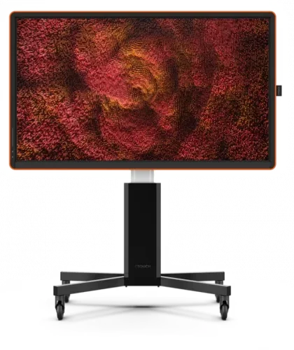 Ctouch Canvas 75" Regal Orange Inglass Optically Bonded Touch, No-Os Touch Display, Interactive Canvas Frame 11072575 (Demo Purposes Max. 1 Unit Per Customer)