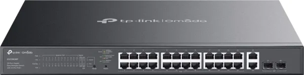 TP-Link Omada ES228GMP switch Gestionado Gigabit Ethernet (10/100/1000) Energía sobre Ethernet (PoE) Negro